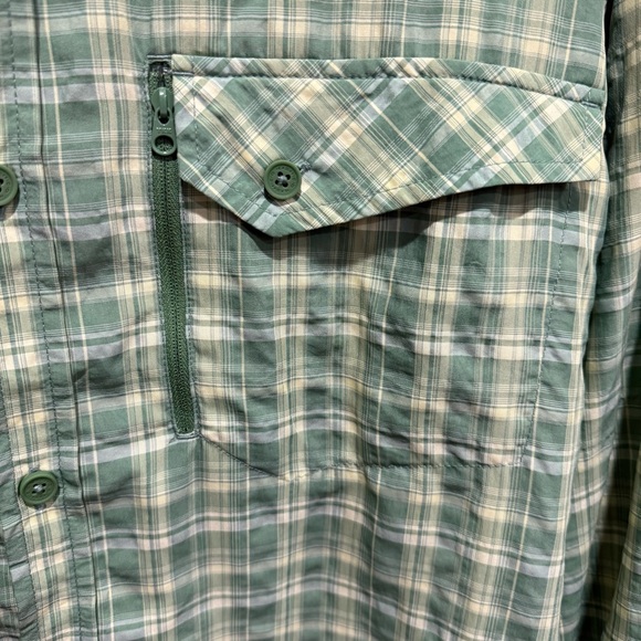 ExOfficio Plaid Button Down Ventilated Outdoor Shirt 2XL Long Sleeve Lightweight - Picture 5 of 16